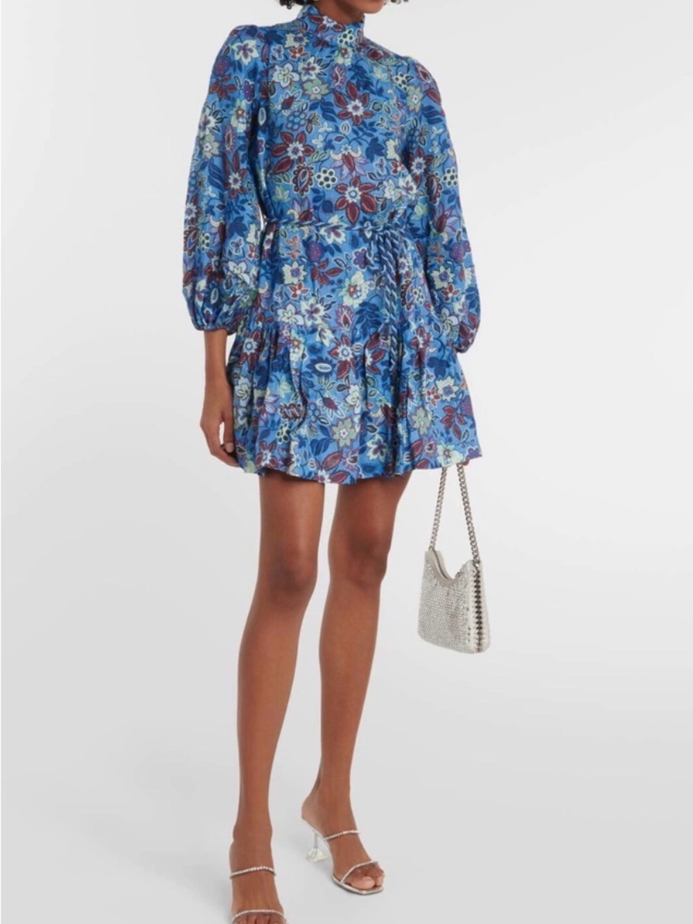 ALÉMAIS Isabella floral linen Dress NEW NWT